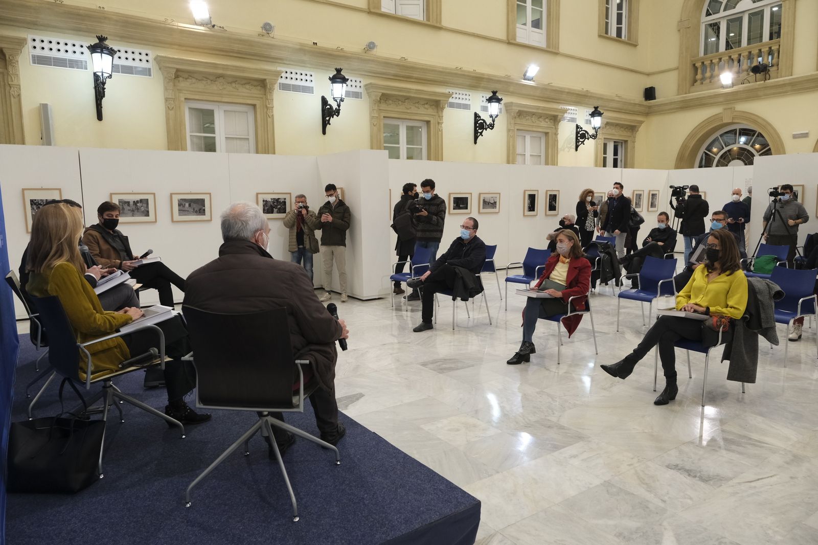 Imágenes inauguración exposición fotógrafo Carlos Pérez Siquier. Diputación de Almería