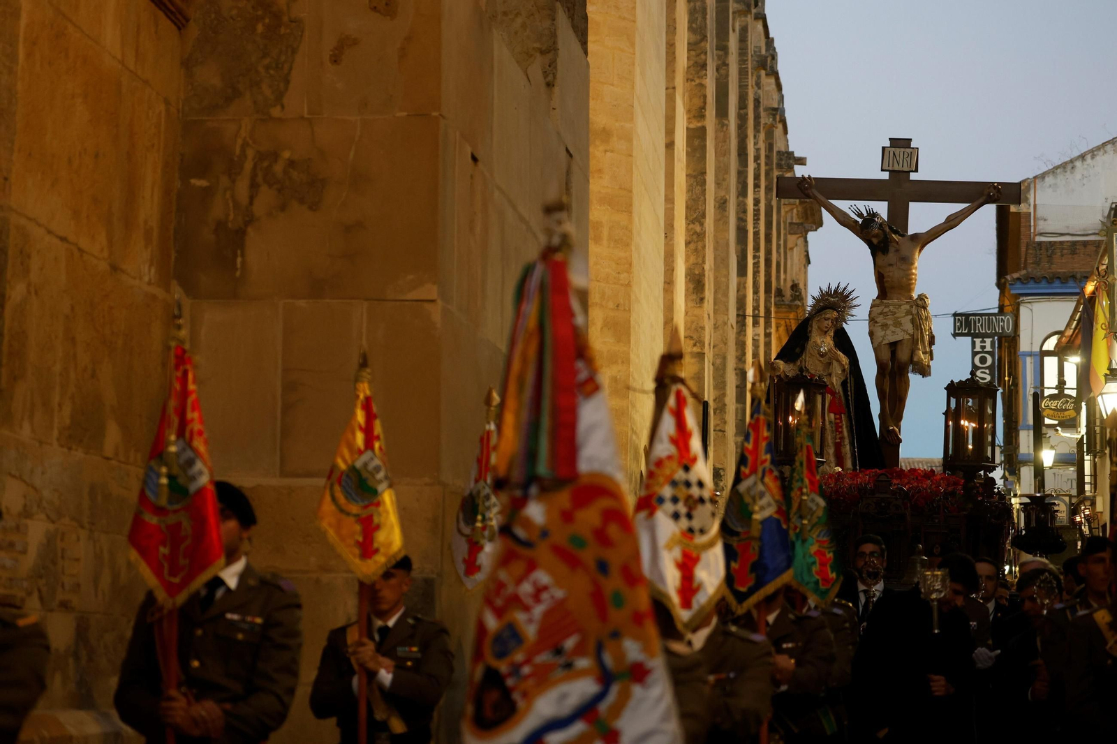 Cristo de Zacatecas, de Montilla, en el Magno Vía Crucis de Córdoba.
