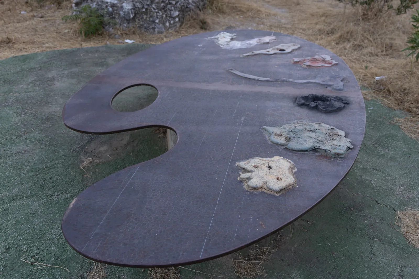 Una paleta para pintar.