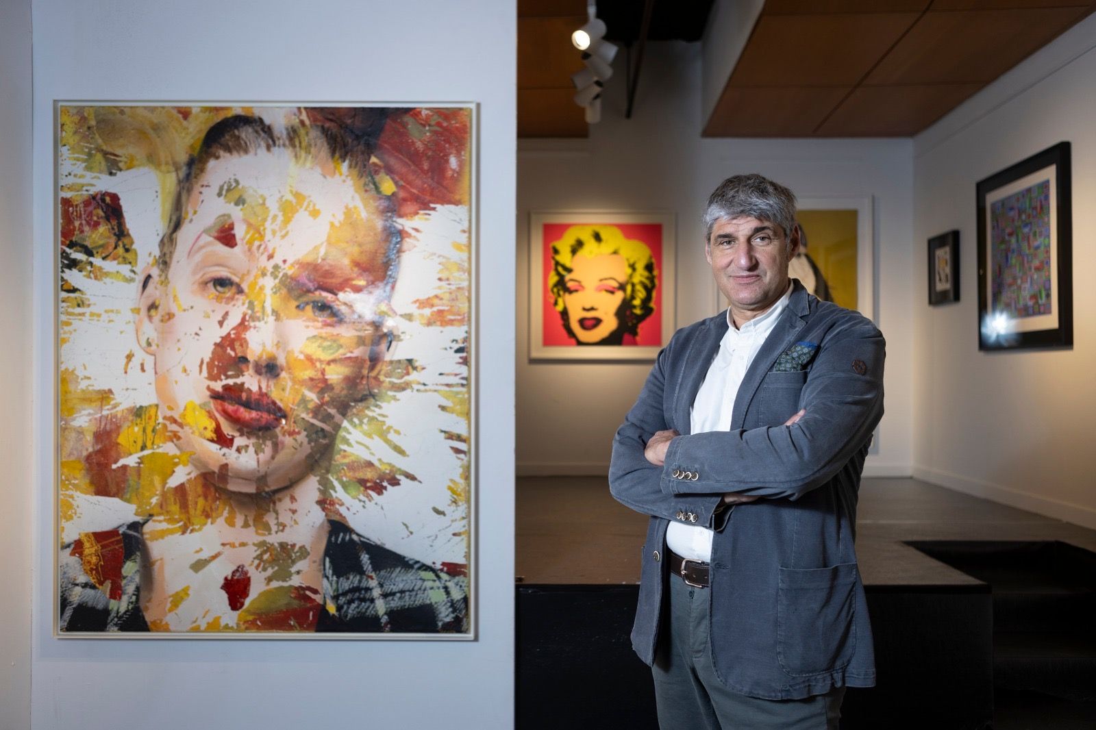 El barcelonés Jorge Alcolea, galerista de arte.