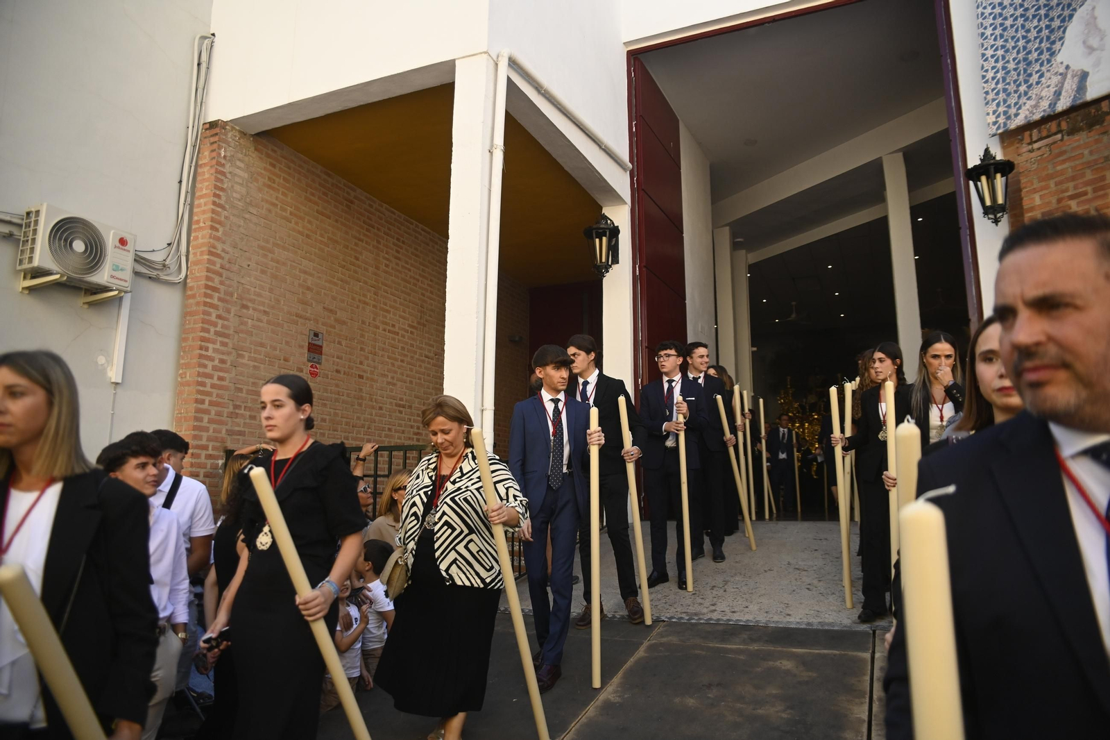 La cofradía de la Oración en el Huerto de Cabra, en el Vía Crucis Magno de Córdoba