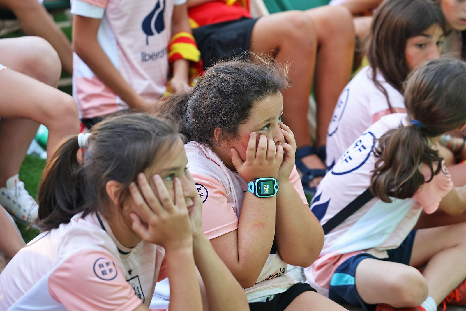 Imágenes de la Fan zone en Huelva de la Final de la Eurocopa entre Inglaterra y España Imágenes de la Fan zone en Huelva de la Final de la Eurocopa entre Inglaterra y España