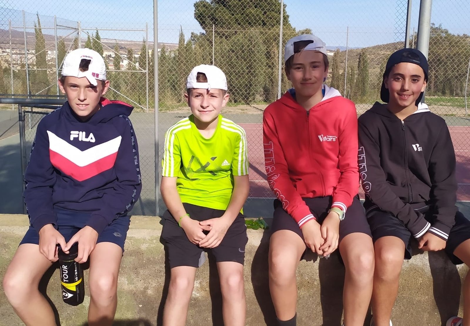 Los pequeños campeones del tenis provincial