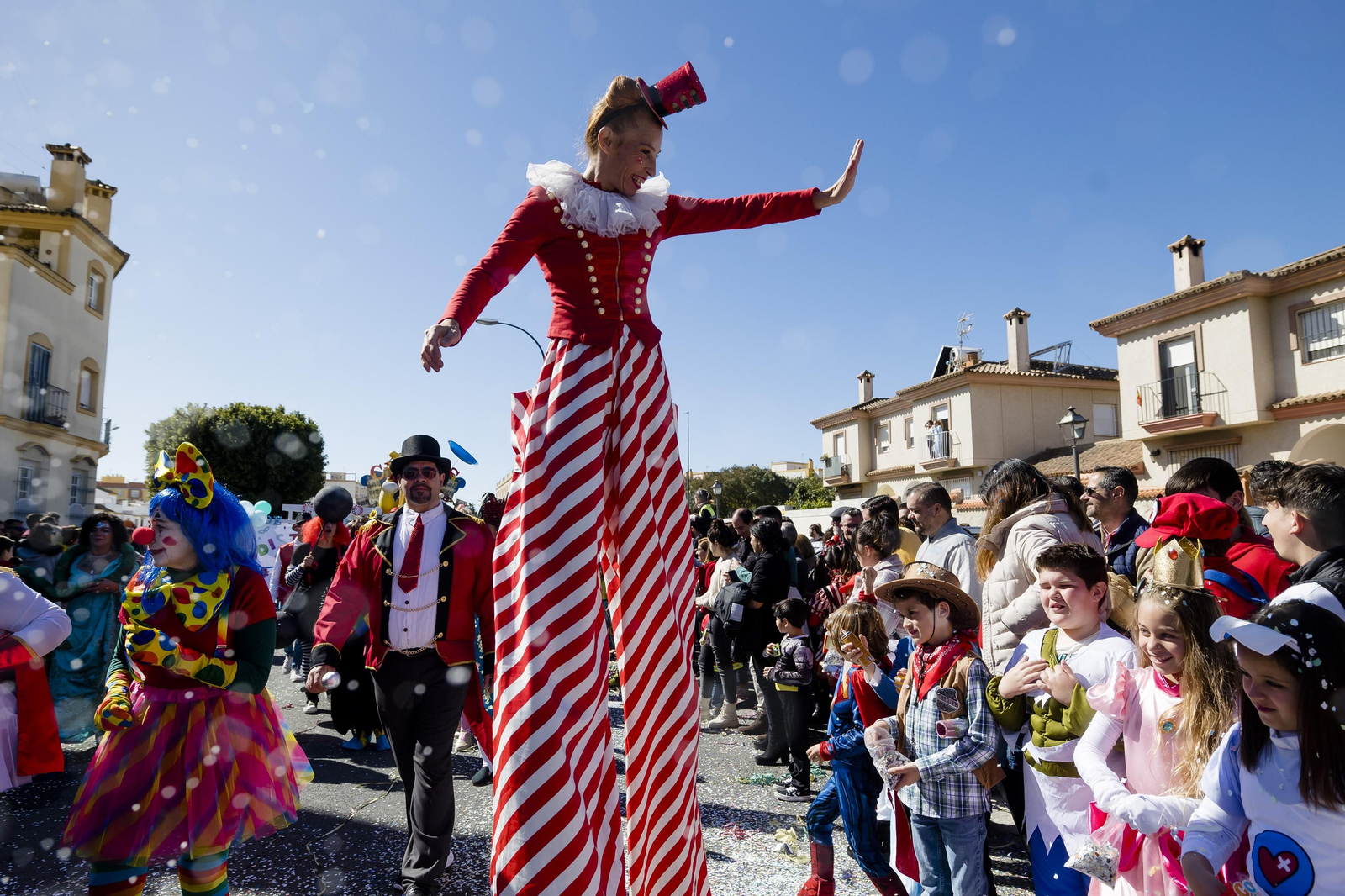 Las imágenes de la cabalgata de carnaval en San Fernando