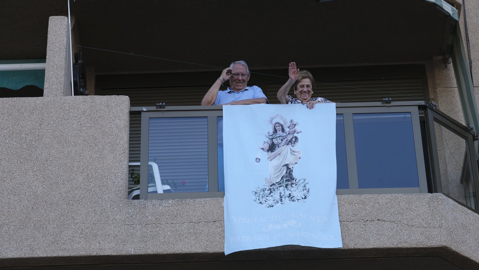 Imágenes de la procesión marinera de la Virgen del Carmen de Garrucha