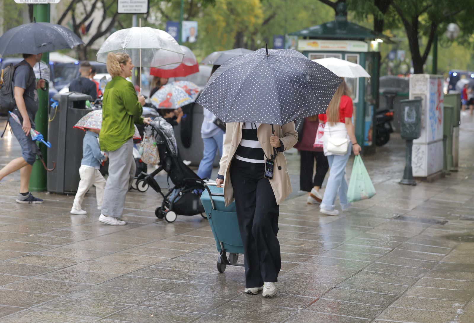 las imágenes de la lluvia en Sevilla