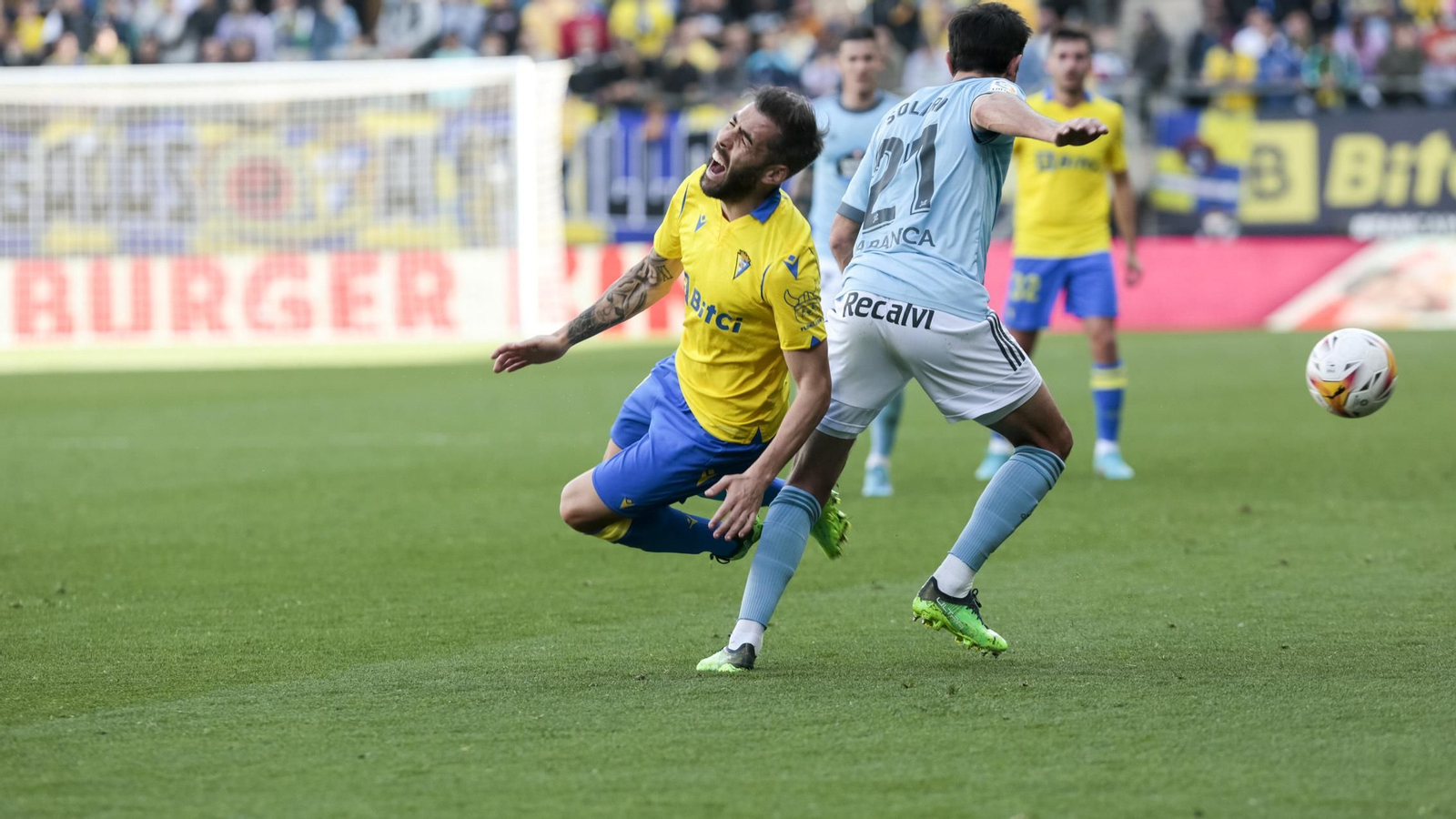 Las imágenes del partido entre el Cádiz y el Celta