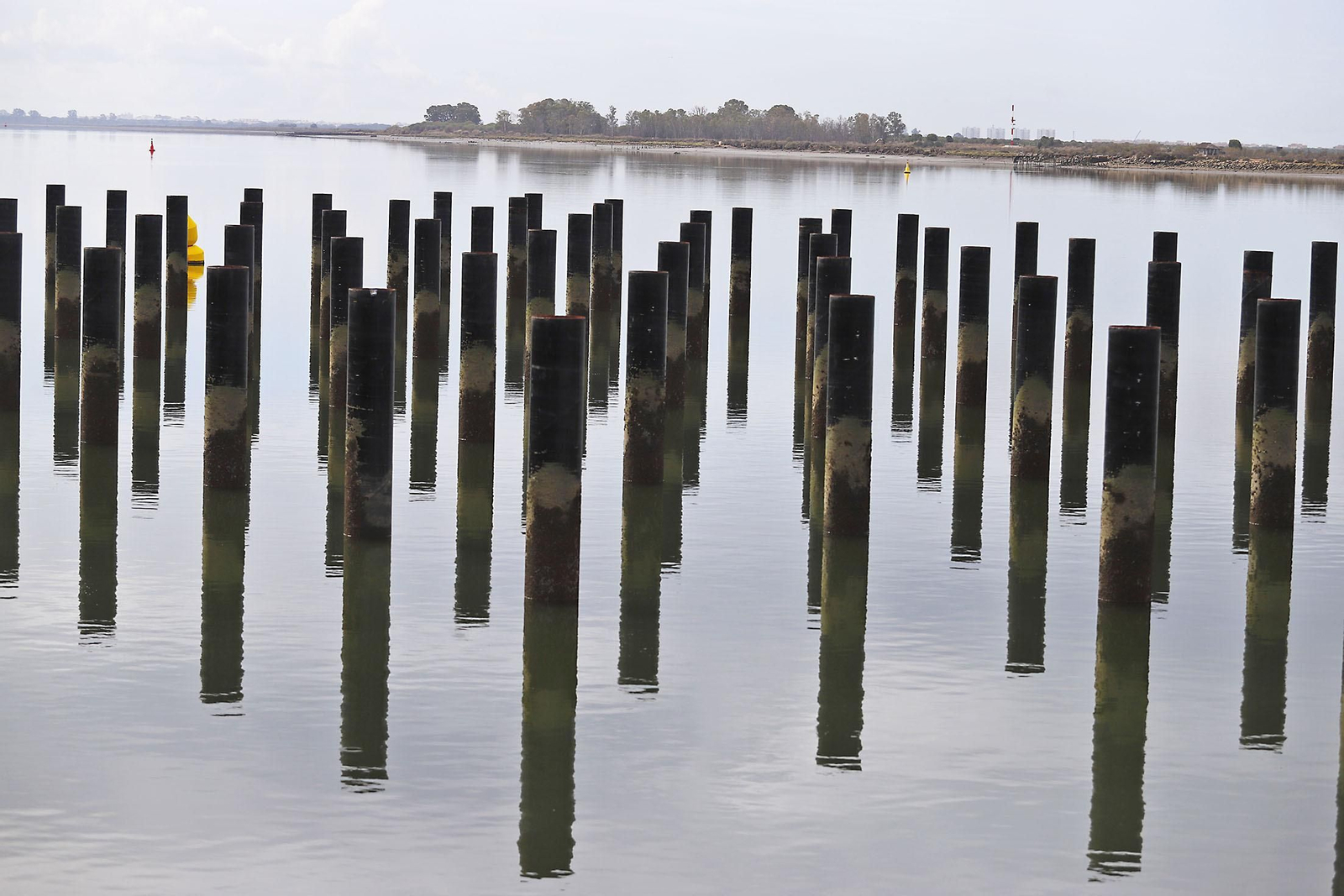 Visita a los avances de las obras de la Marina Deportiva del Odiel.