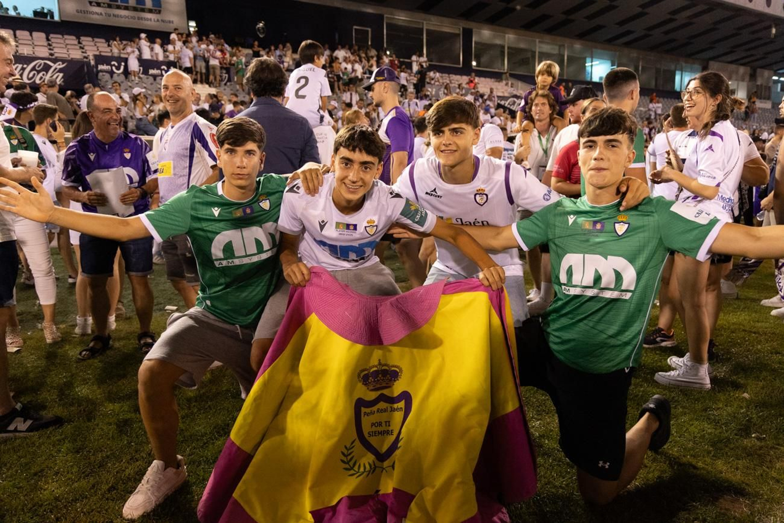 La celebración del Real Jaén.