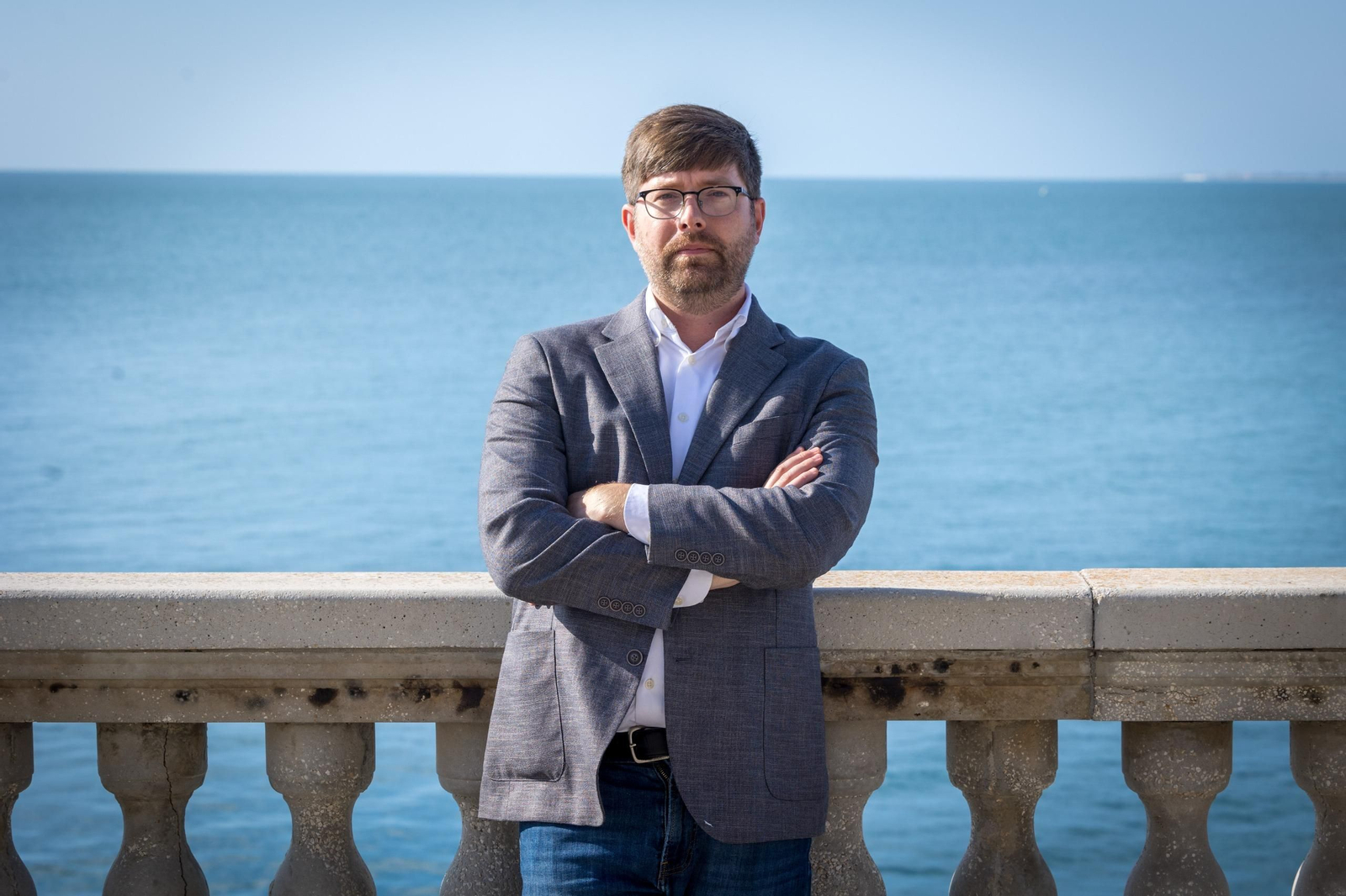 Daniel Bunn, durante su visita a Cádiz