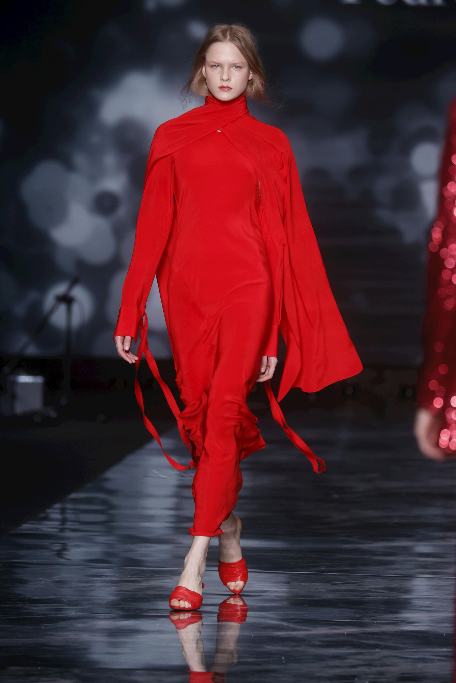 La modelo ucraniana Samy, con un 'look' de Pedro del Hierro.