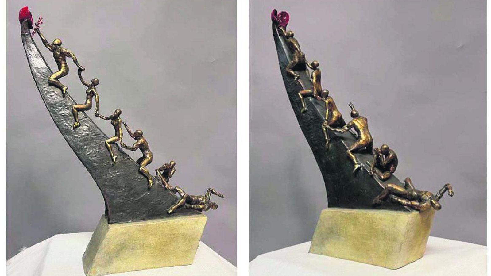 La obra diseñada por el profesor Miñarro para el Colegio de Médicos.