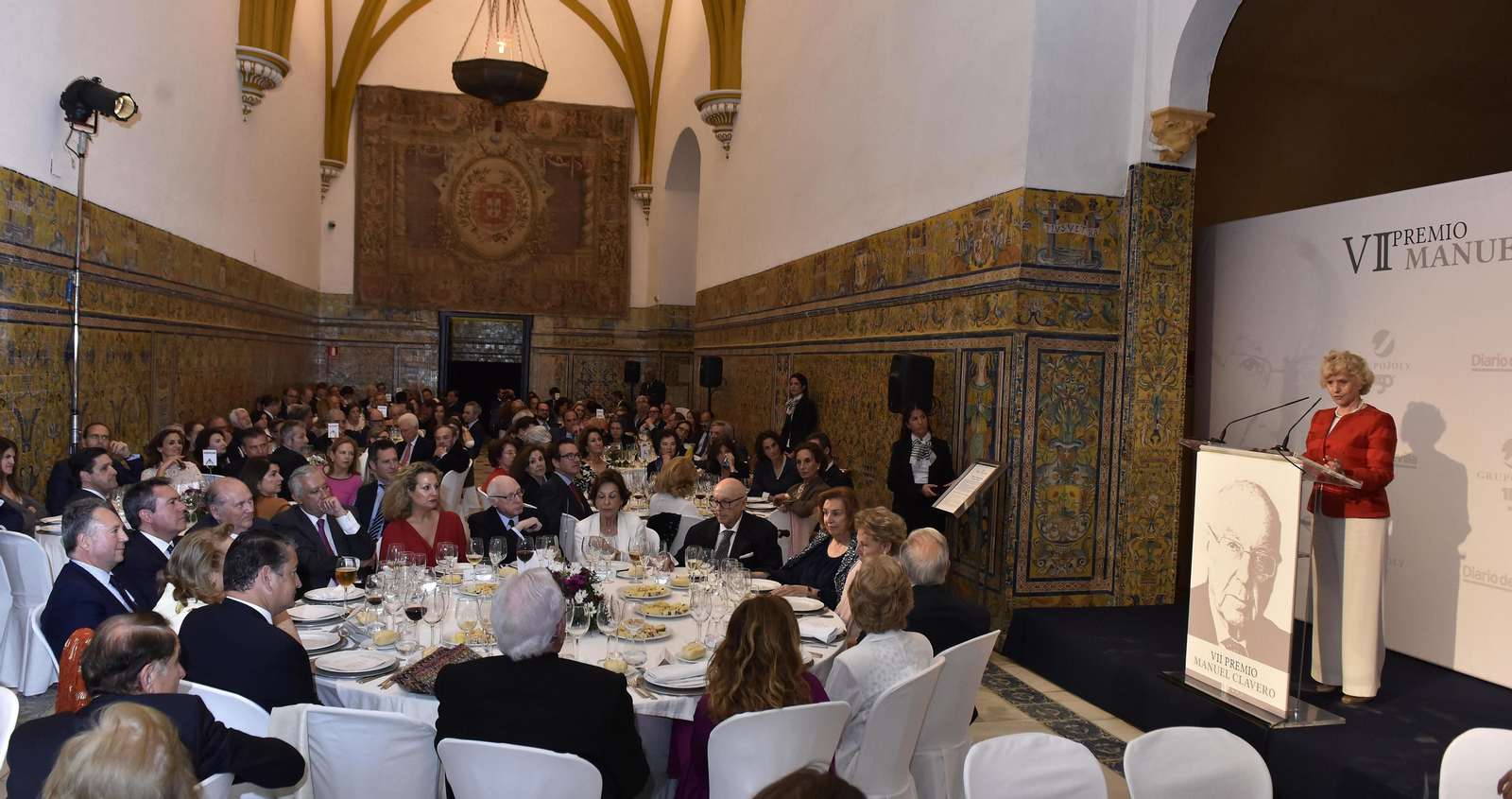 Los asistentes al VII Premio Manuel Clavero