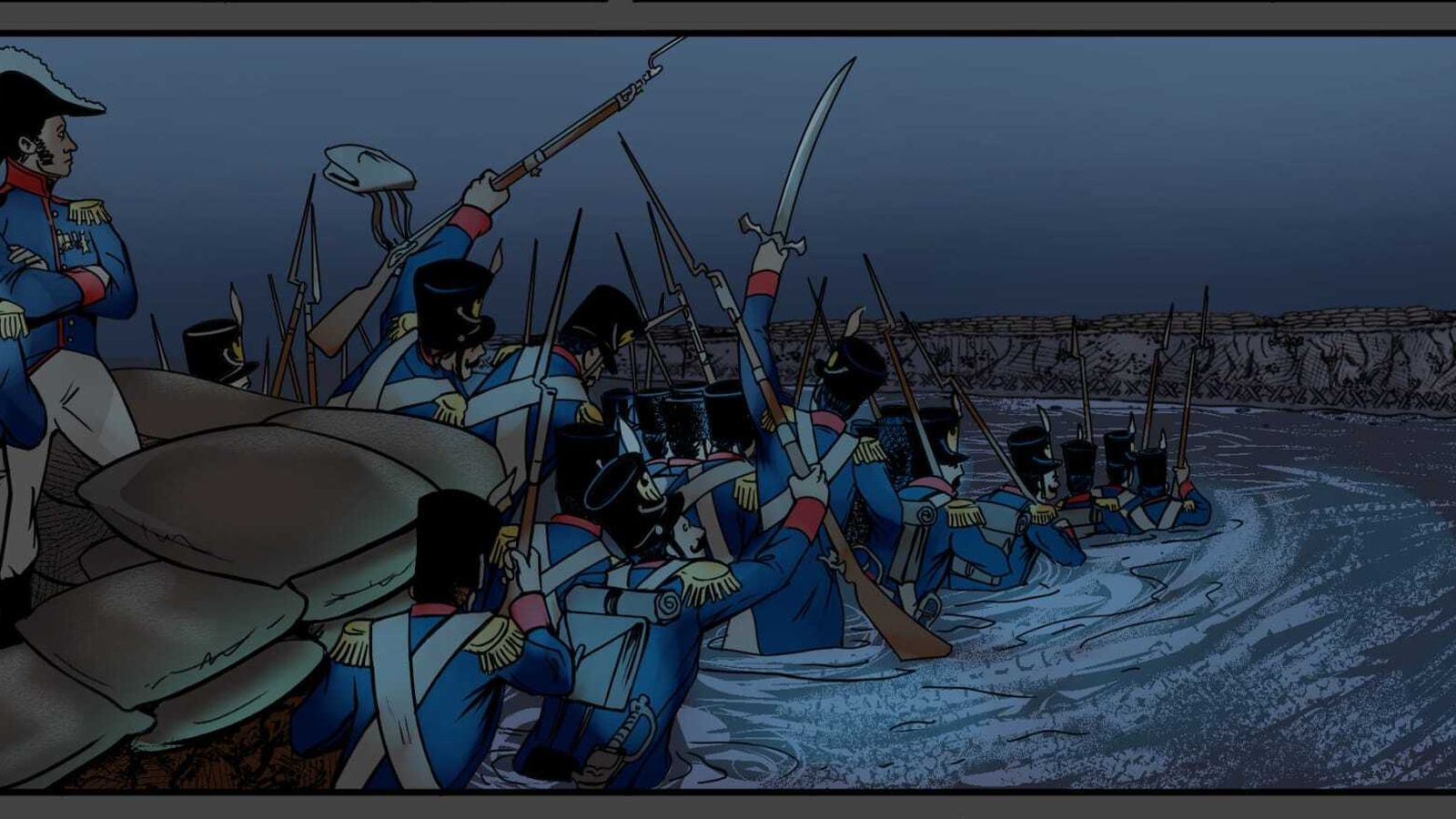 Una de las imágenes del Cómic