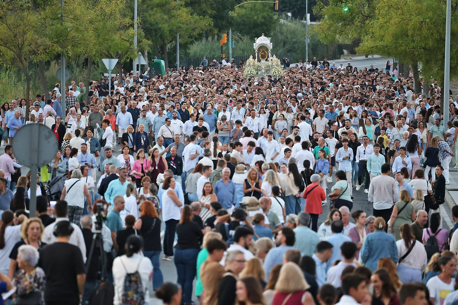 Imágenes de la bajada de la Virgen de la Cinta