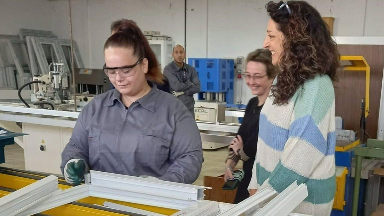 Ana Mata, en una imagen de archivo en una de las acciones de Formación Profesional para el Empleo.