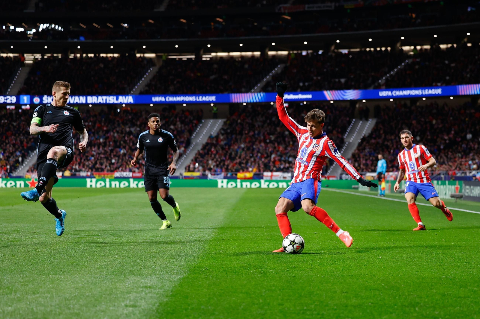 Las fotos del Atlético de Madrid - Slovan de Bratislava