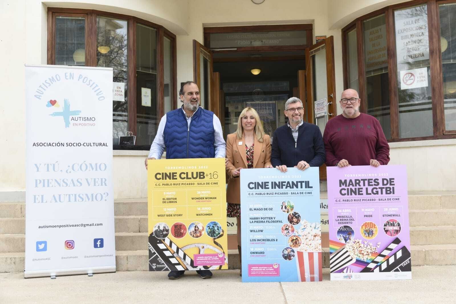 La presentación del ciclo de cine en Torremolinos.