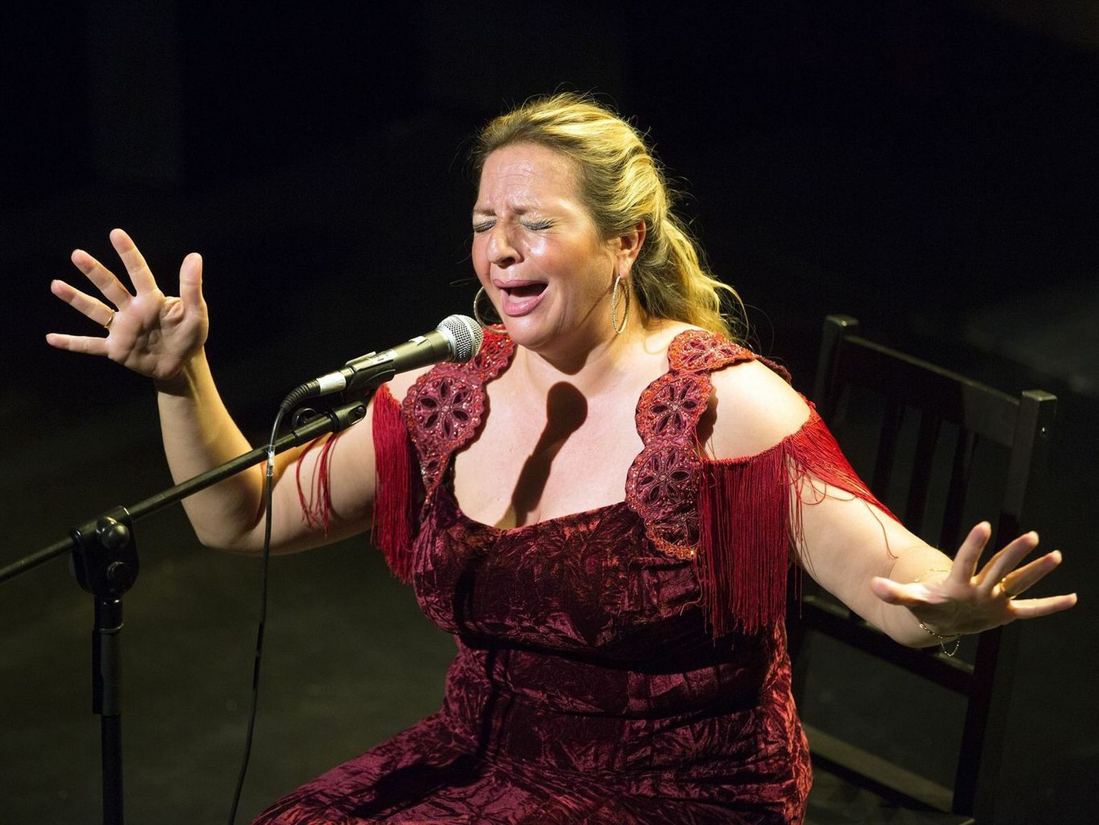 La cantaora Remedios Reyes.