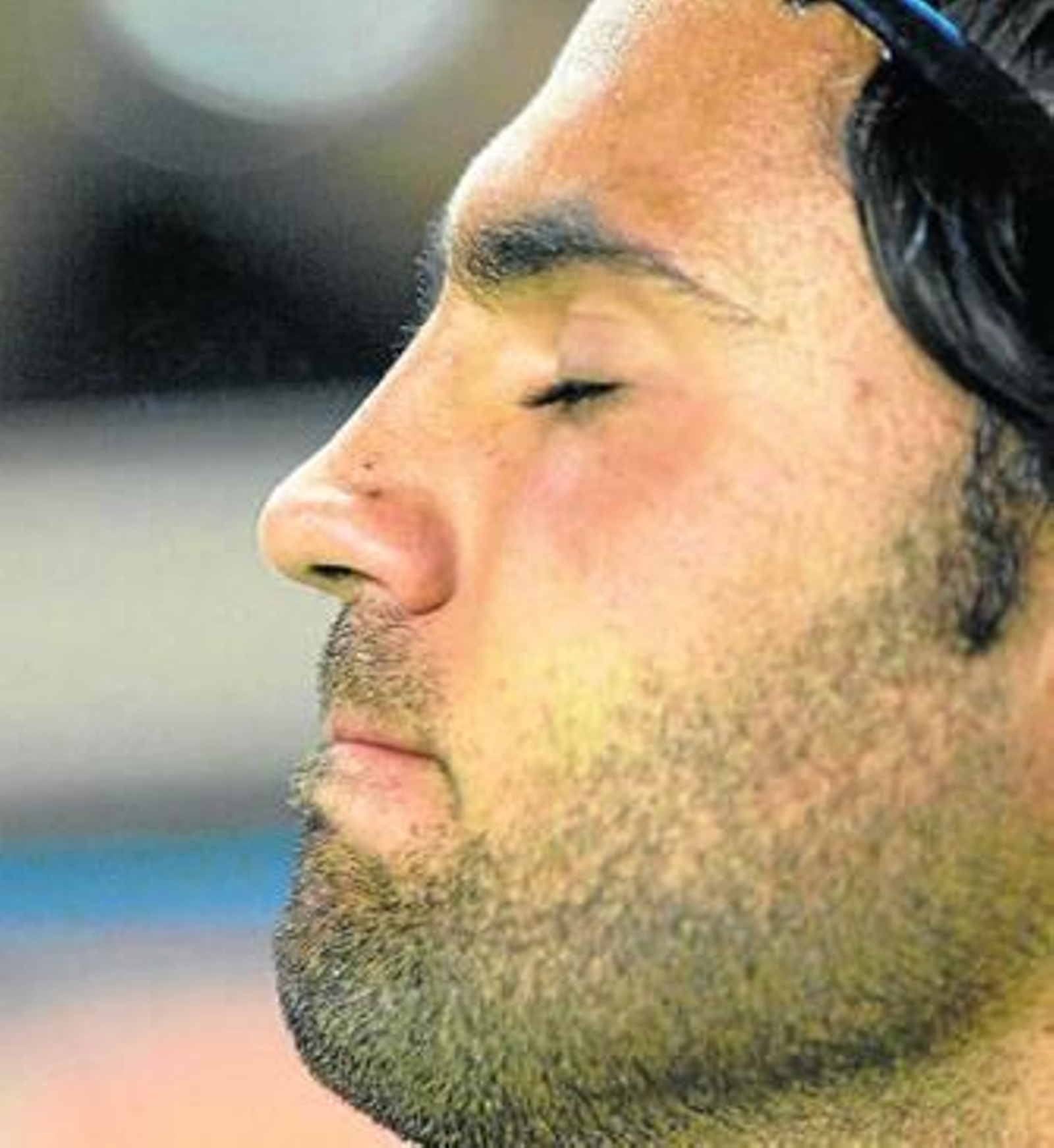 Sergio Sánchez, pensativo, en el homenaje a Puerta y Jarque.