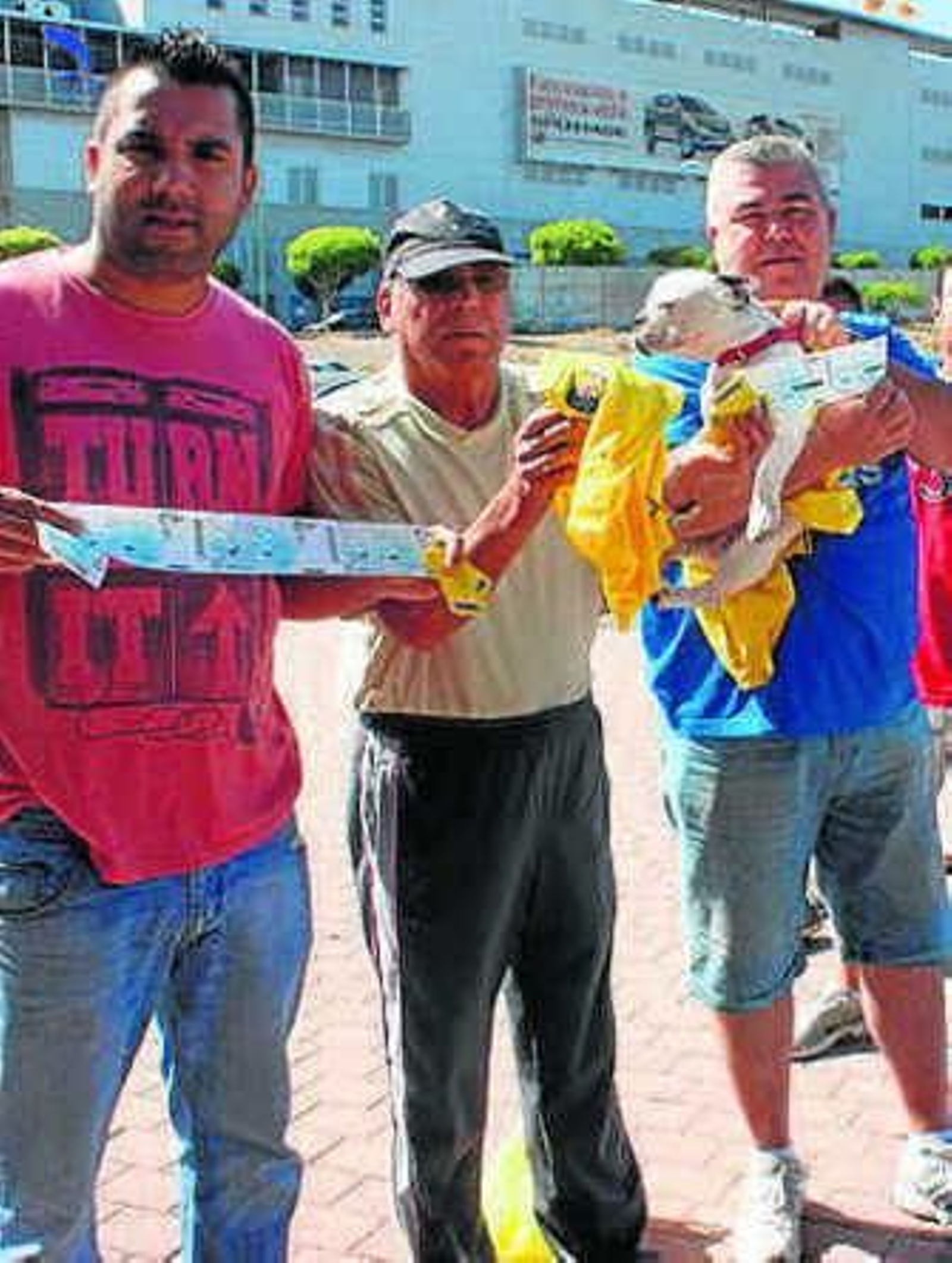 Aficionados en Las Palmas.
