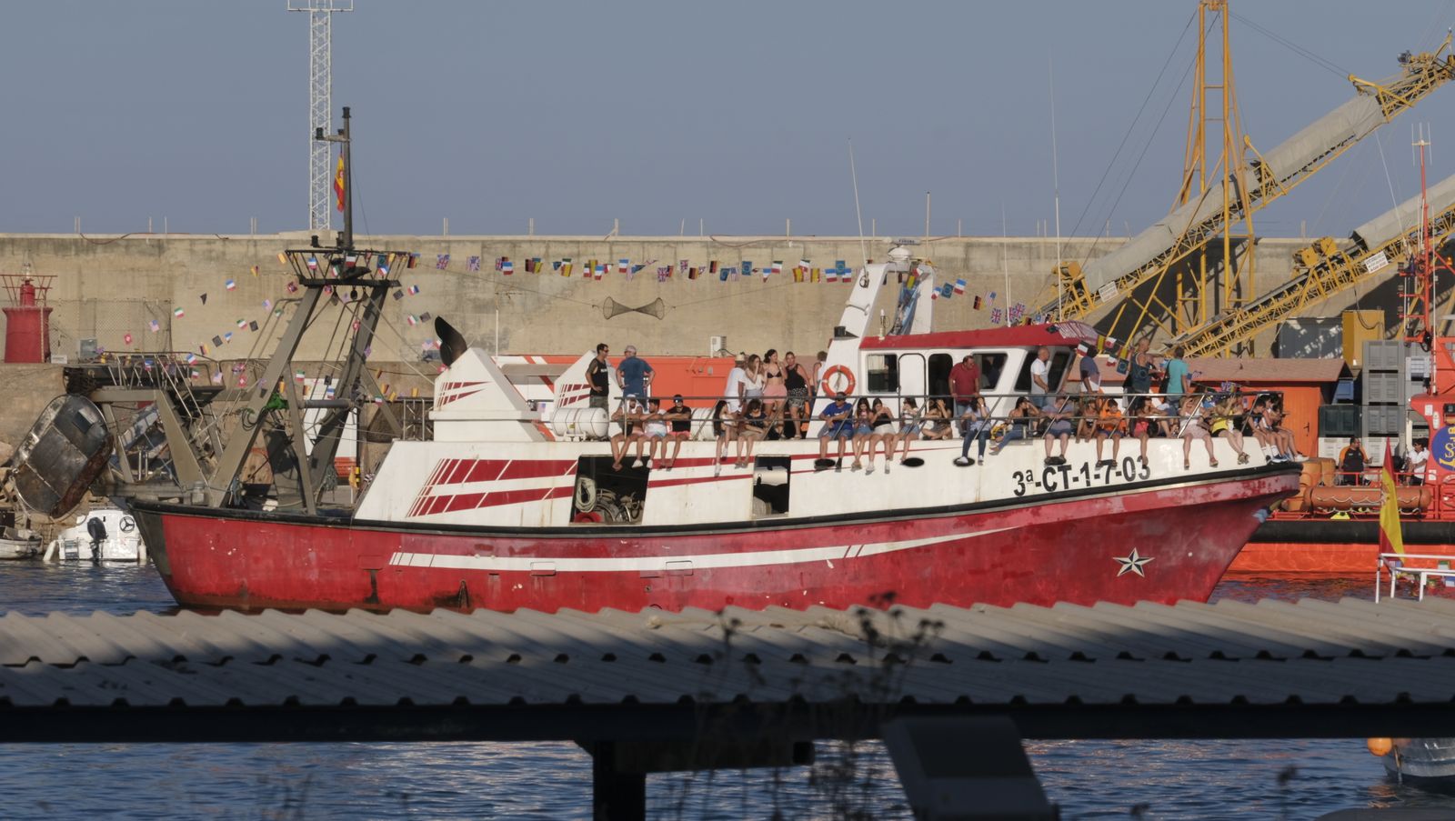 Imágenes de la procesión marinera de la Virgen del Carmen de Garrucha