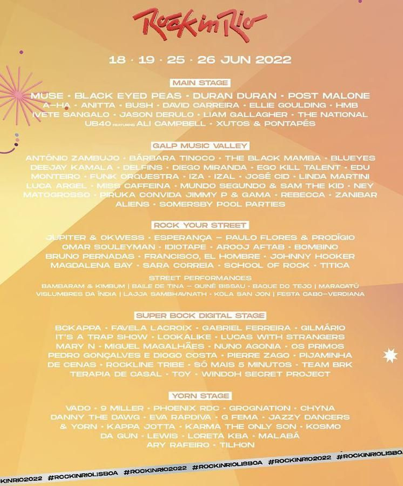 Cartel completo RIR Lisboa