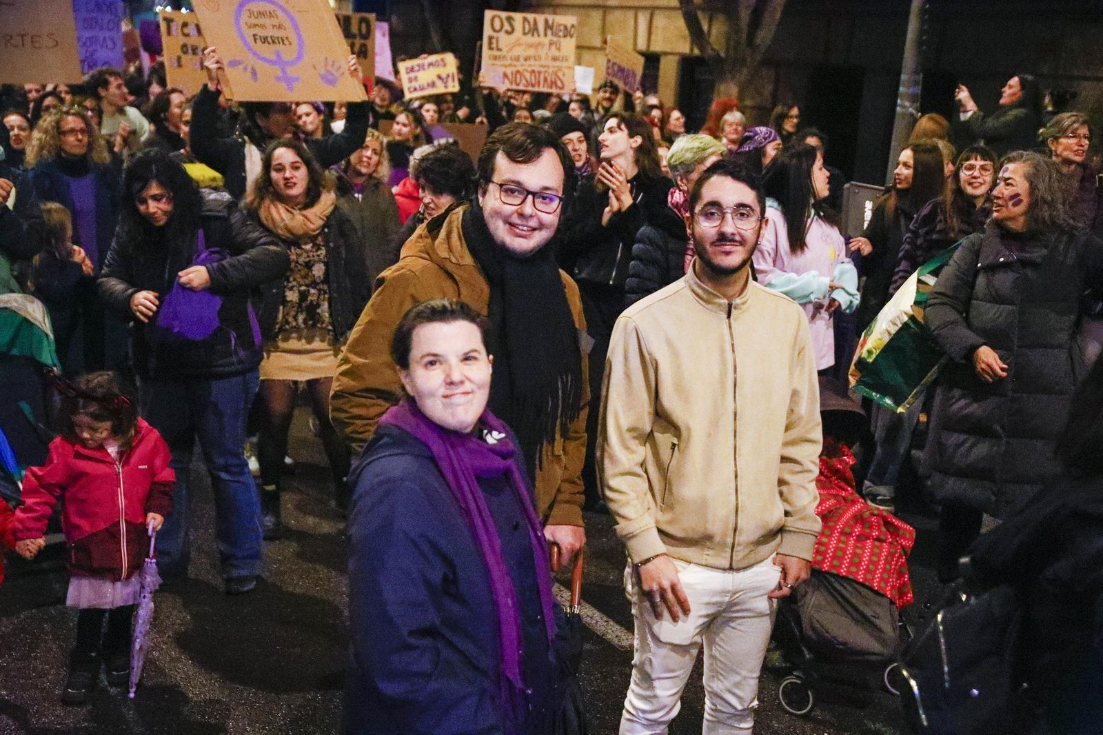 Las imágenes de la manifestación realizada por Asamblea Feminista 8M en Almería