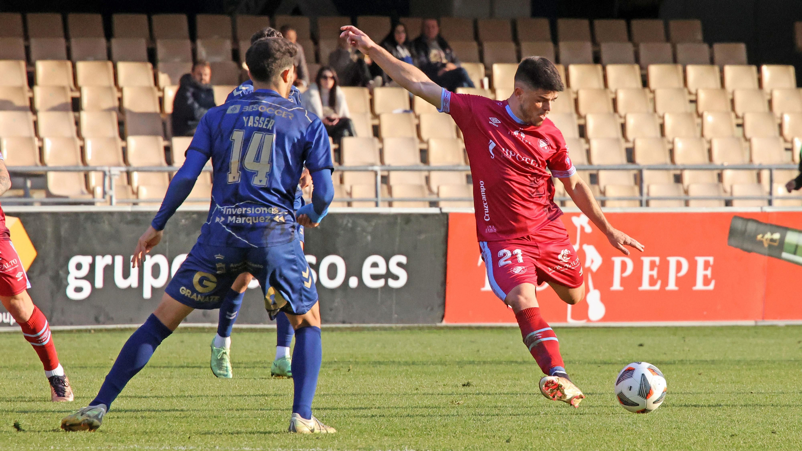 Xerez DFC contra UCAM Murcia en Chapín