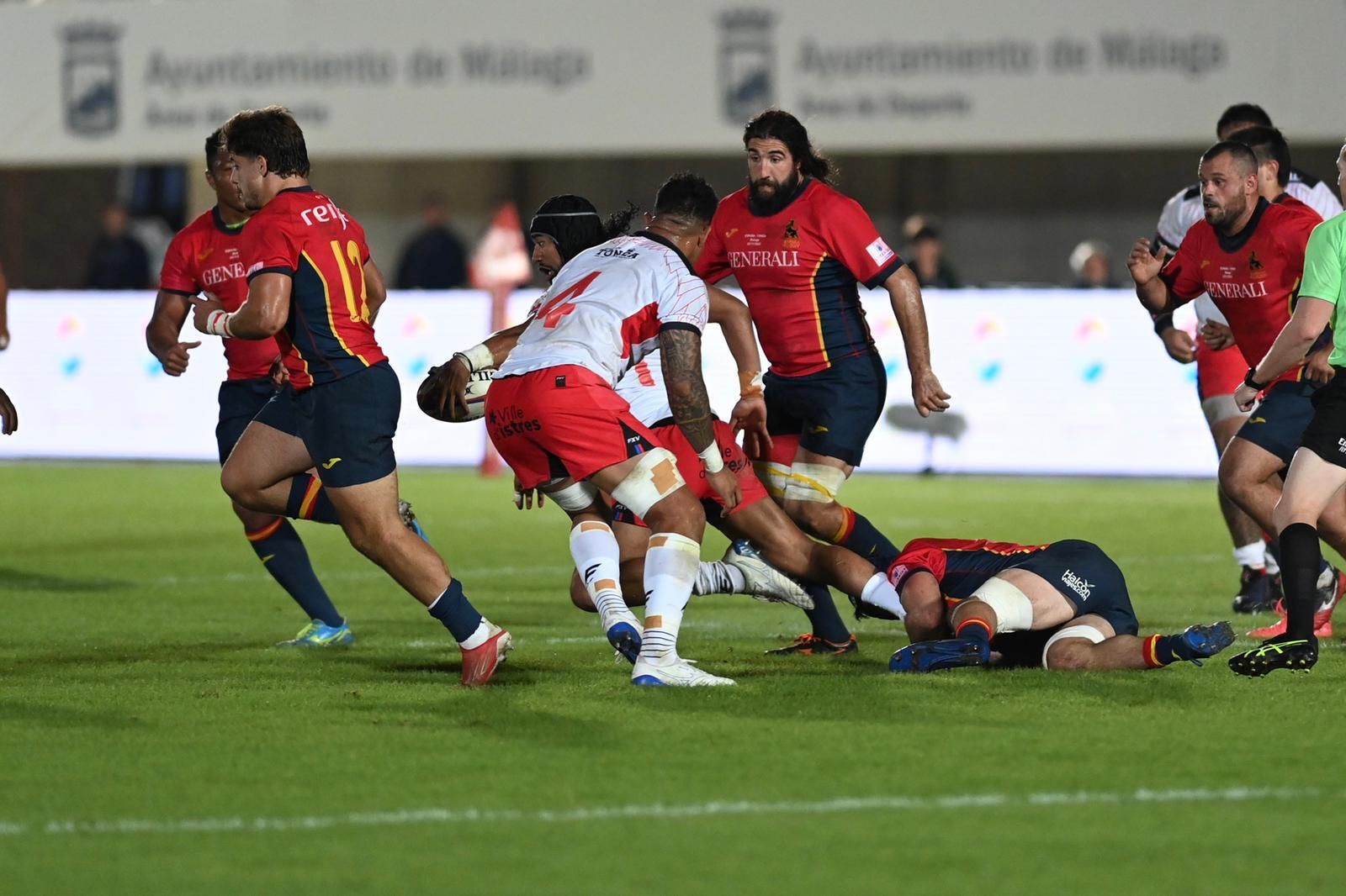 Las fotos del España-Tonga de rugby en Málaga