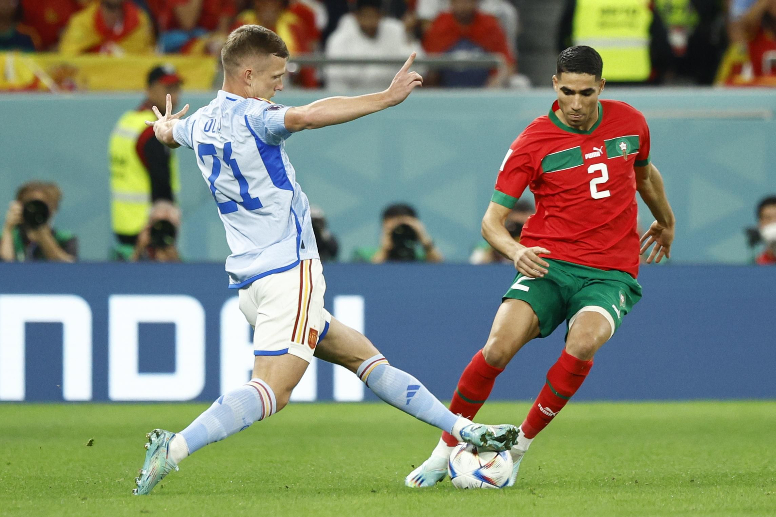 Fotos del Marruecos-España en octavos del Mundial de Qatar