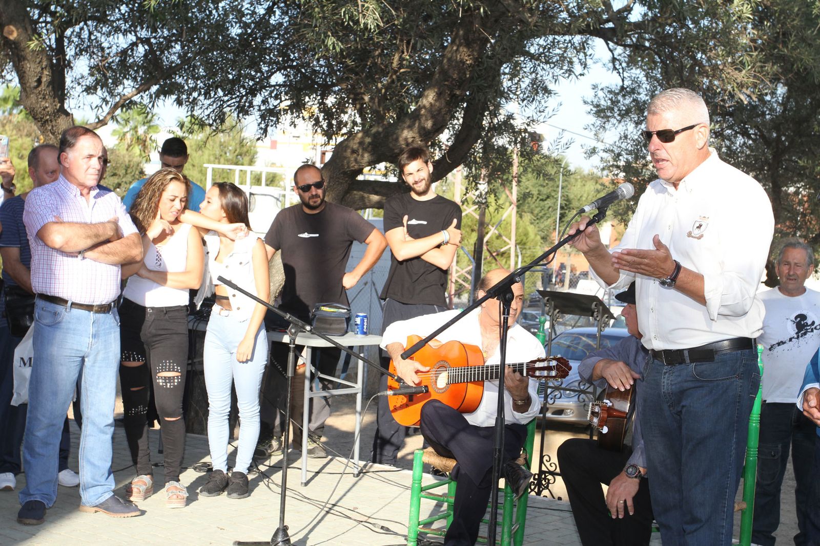 Inaguración del monumento al Niño Miguel.