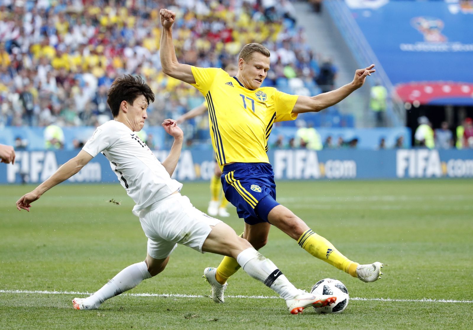 Las imágenes del Suecia-Corea del Sur