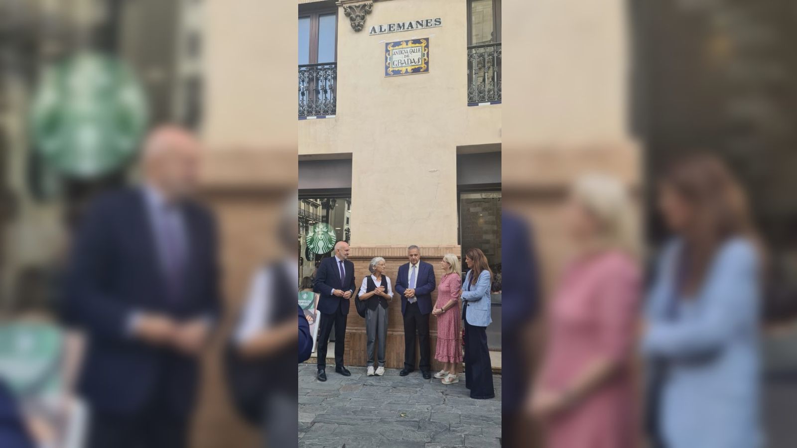 De izquierda a derecha, Manuel Alés, Nuria Canivell, Martín Carlos Palomo, Amidea Navarro y Sonia Gaya.