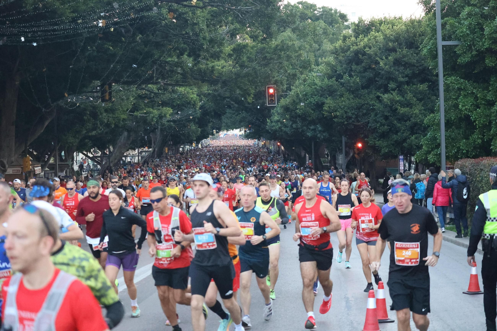Las mejores fotos de la Maratón de Málaga 2024