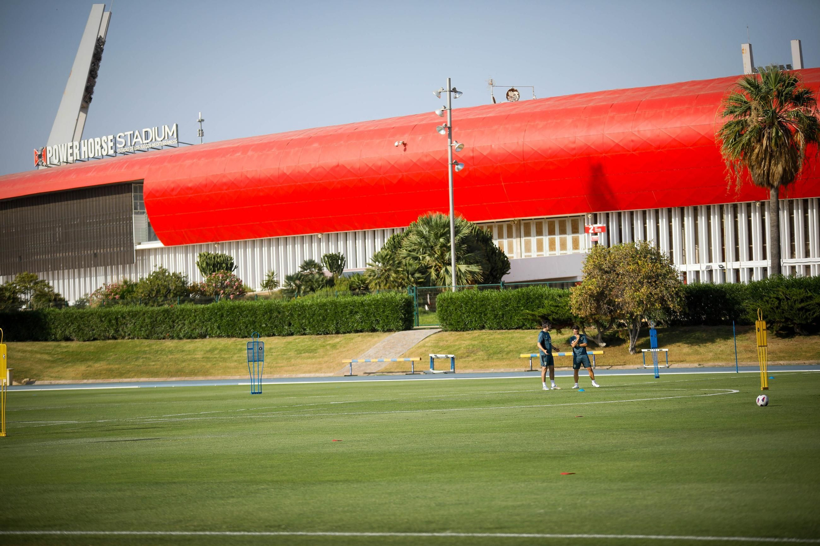 Primer entrenamiento pretemporada del Almería, en imágenes