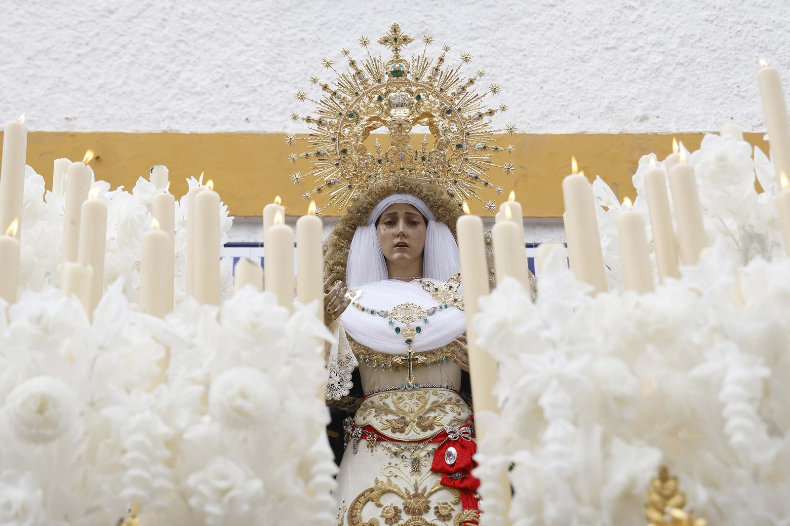 Las fotos de la peregrinación extraordinaria de la Esperanza de Algeciras a la iglesia de la Palma