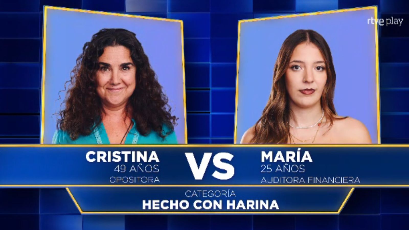 María Figueroa, con su tema "hecho con harina", en su duelo con la concursante Cristina