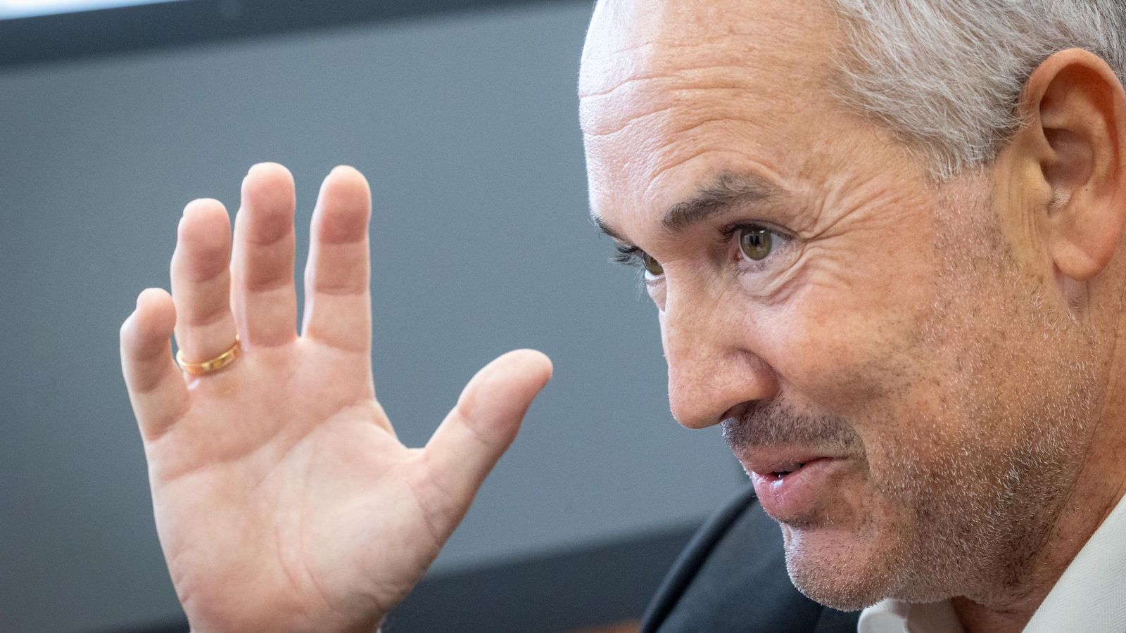 Antonio Rodríguez, durante la entrevista.