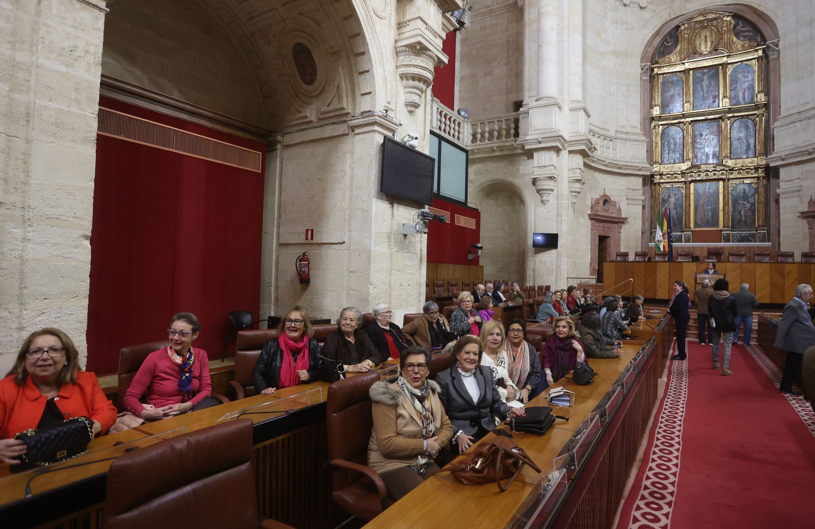 Visita de la última promoción de enfermería(1972) que trabajó en el Hospital de las Cinco Llagas