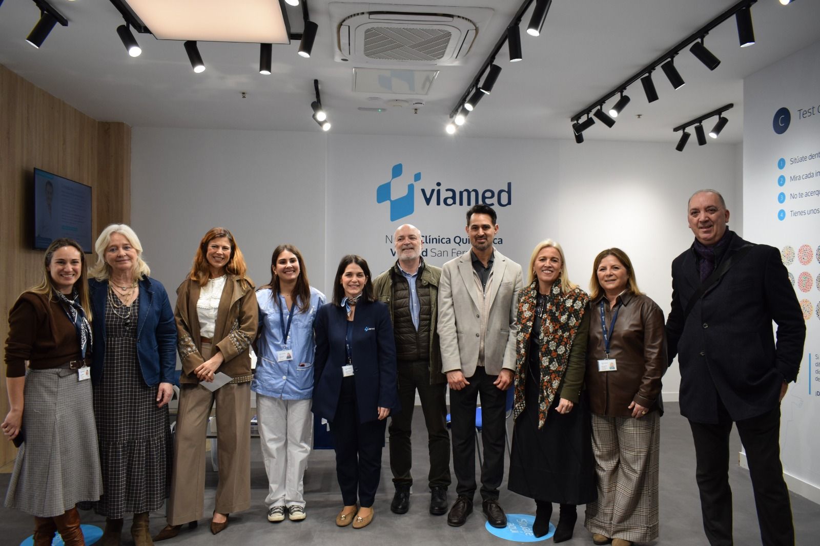 Inauguración del espacio Viamed en Bahía Sur