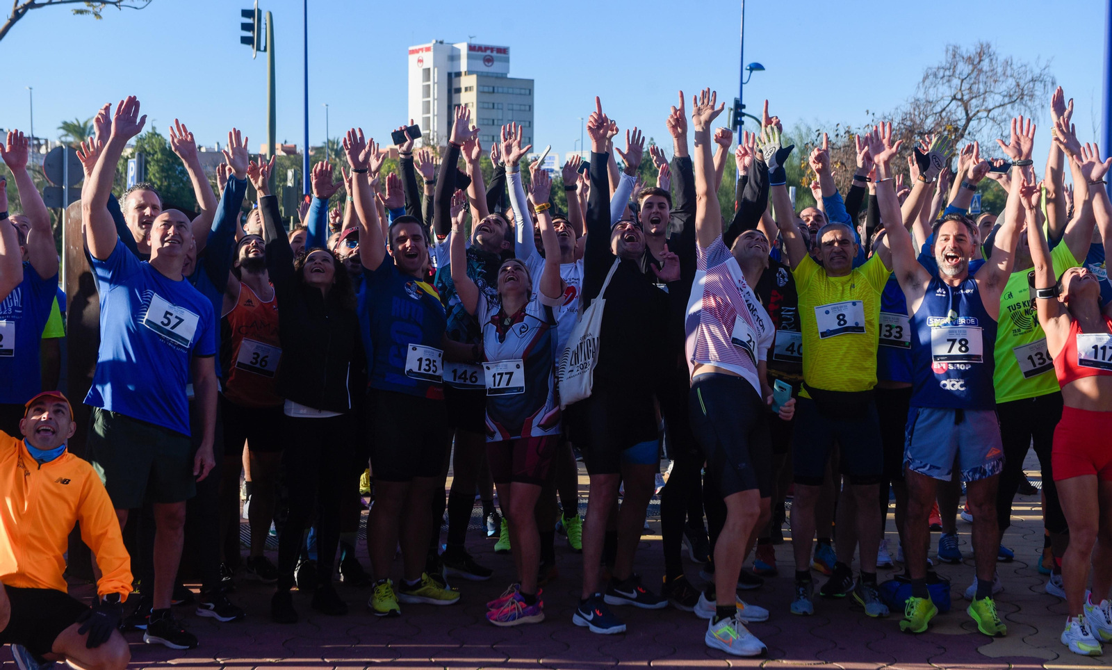 Imágenes de la I Carrera Vertical Eurostars Torre Sevilla