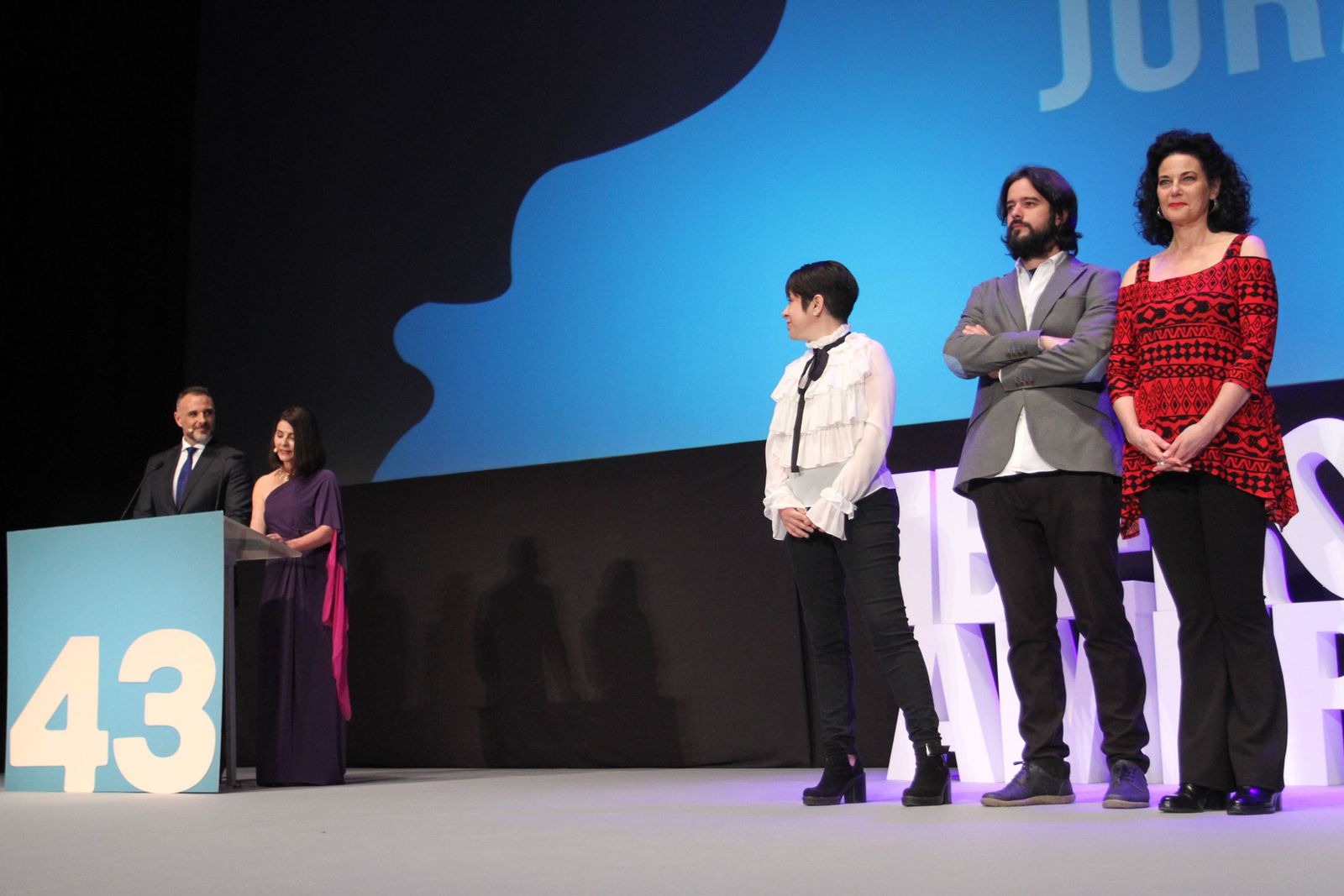 Gala inaugural de la 43 edición del Festival de cine Iberoamericano de Huelva.