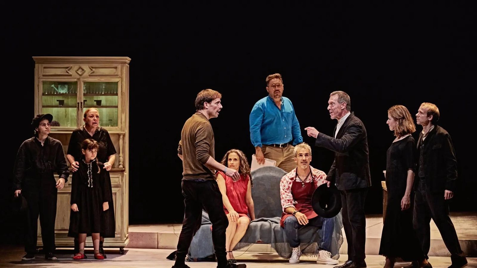 Una escena de 'Seis personajes en busca de autor'.