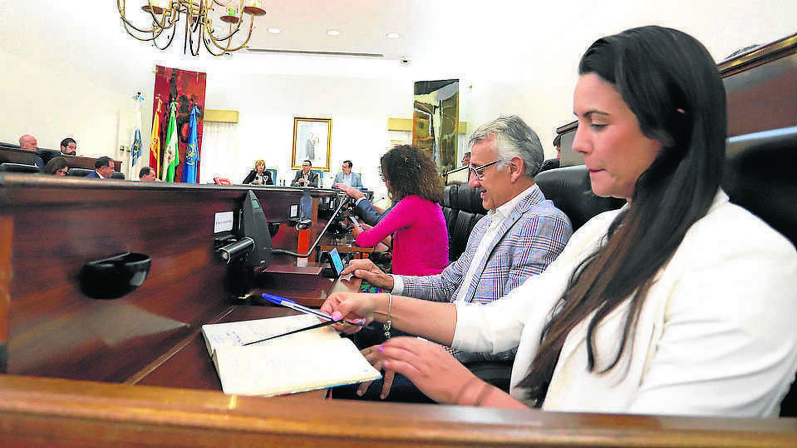 Bancada del grupo socialista.