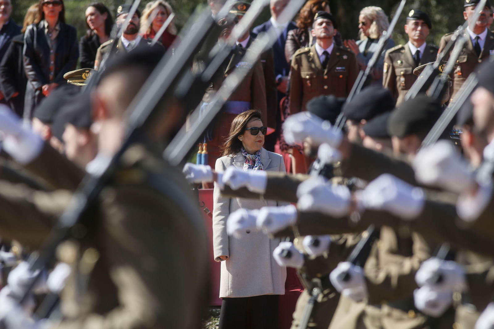 La toma de posesión del general de Brigada Fernando Ruiz Gómez como nuevo jefe de la Brigada 'Guzmán el Bueno' X, en imágenes