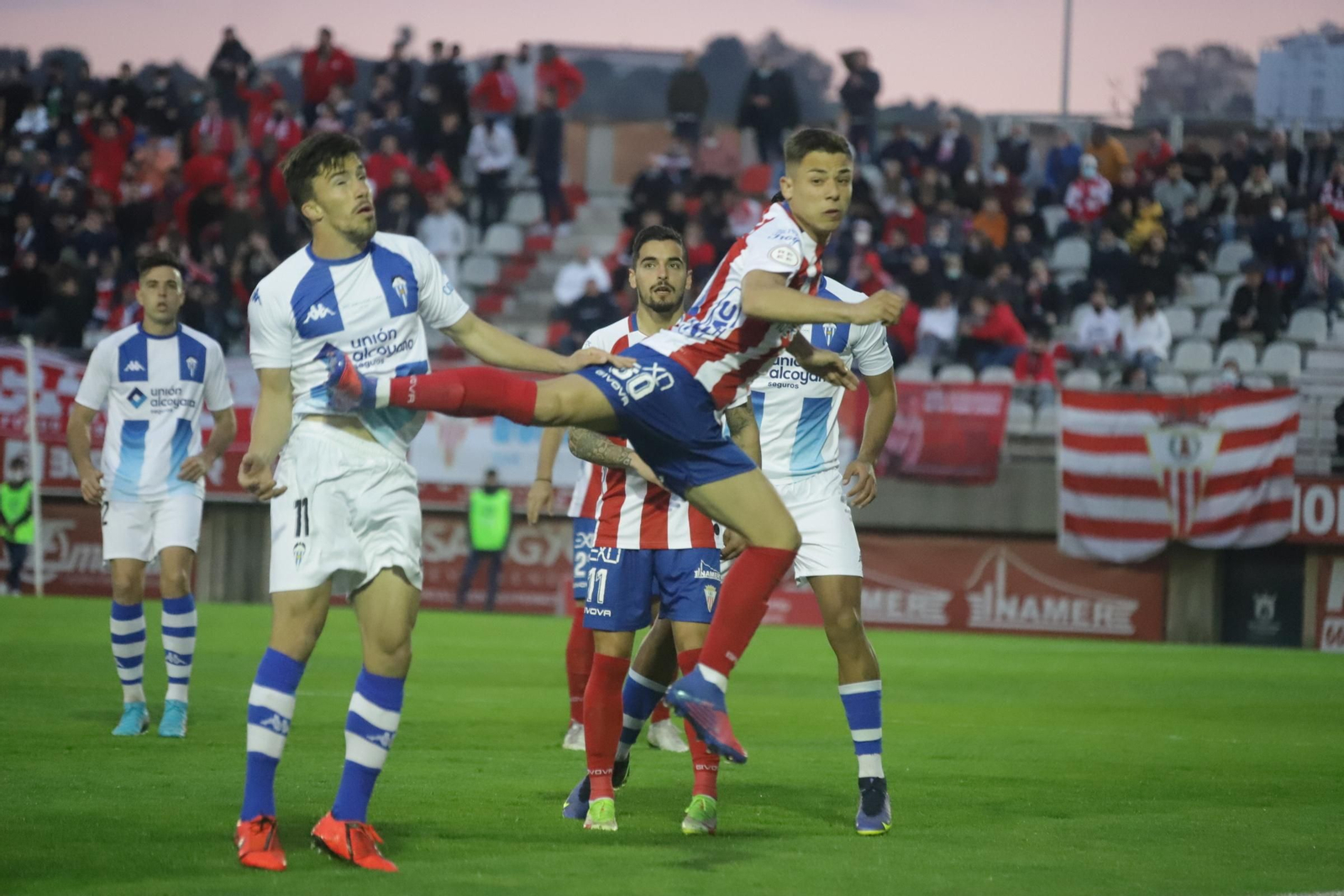 Leiva, en el Algeciras-Alcoyano.