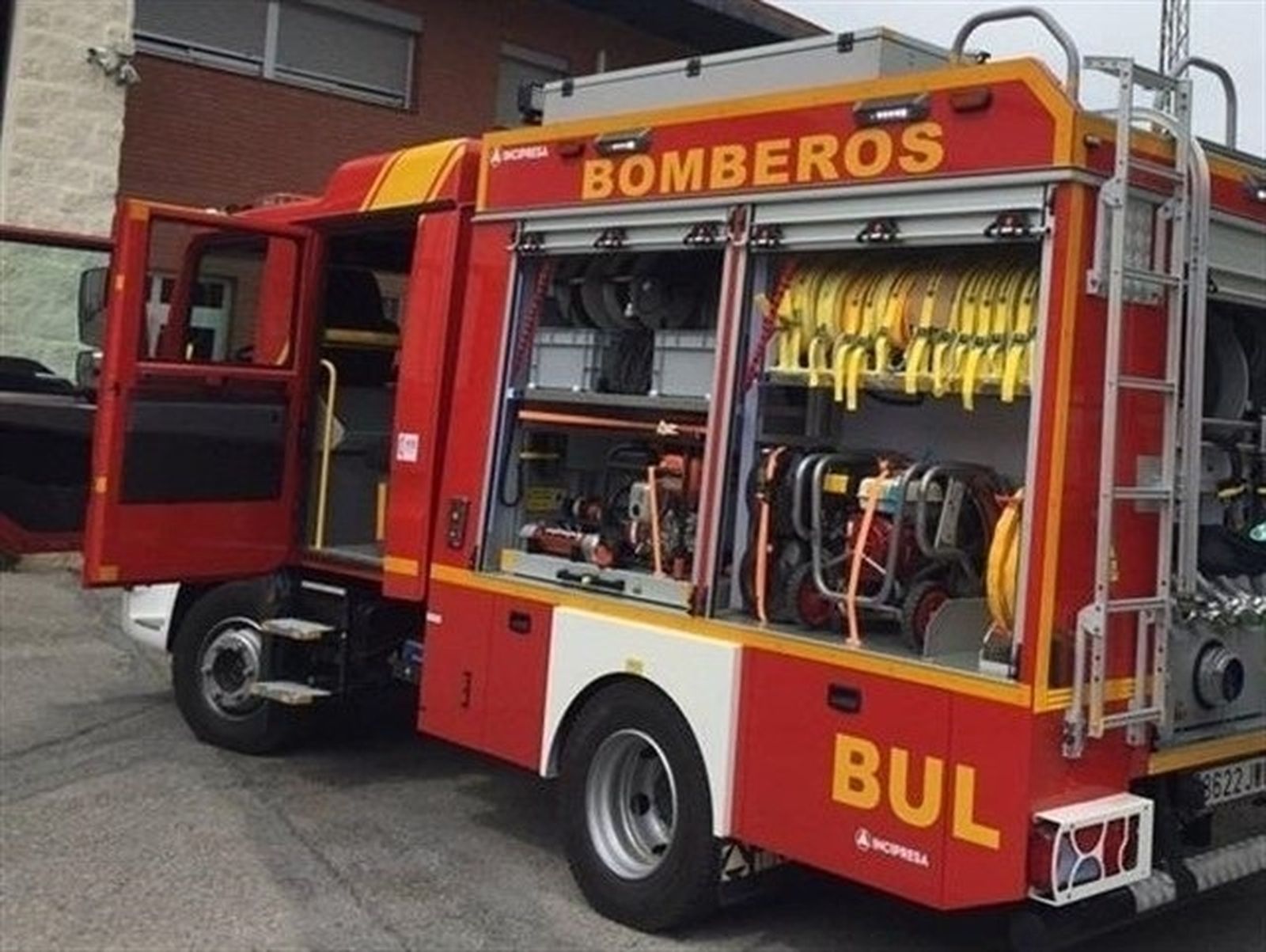 Coche de bomberos del Consorcio Provincial de Huelva.