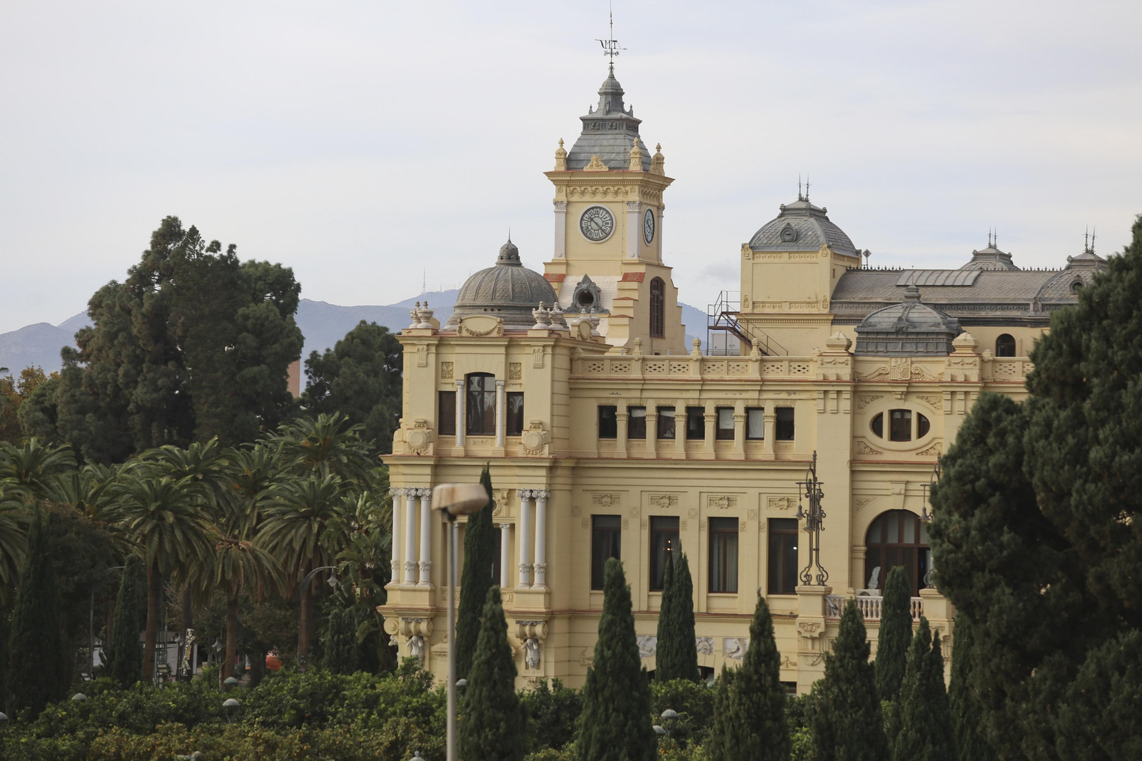 Vista del edificio del Ayuntamiento de Málaga. Vista del edificio del Ayuntamiento de Málaga.