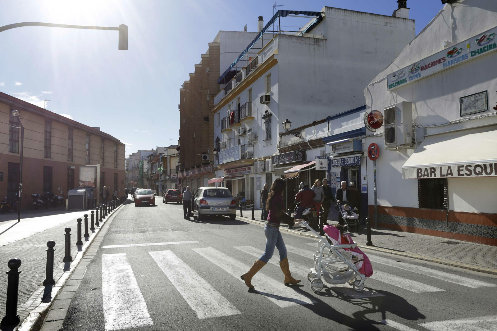 Una vista de la calle José Payán de Camas, en una imagen de archivo.